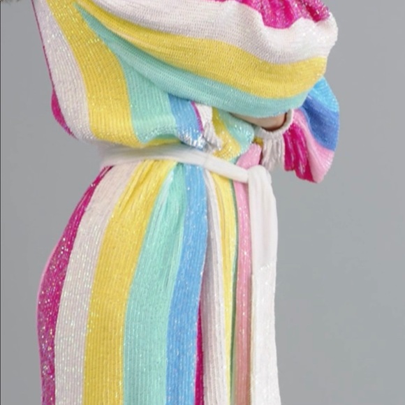 RETROFÊTE Gabrielle Robe UNICORN STRIPE - Picture 10 of 16